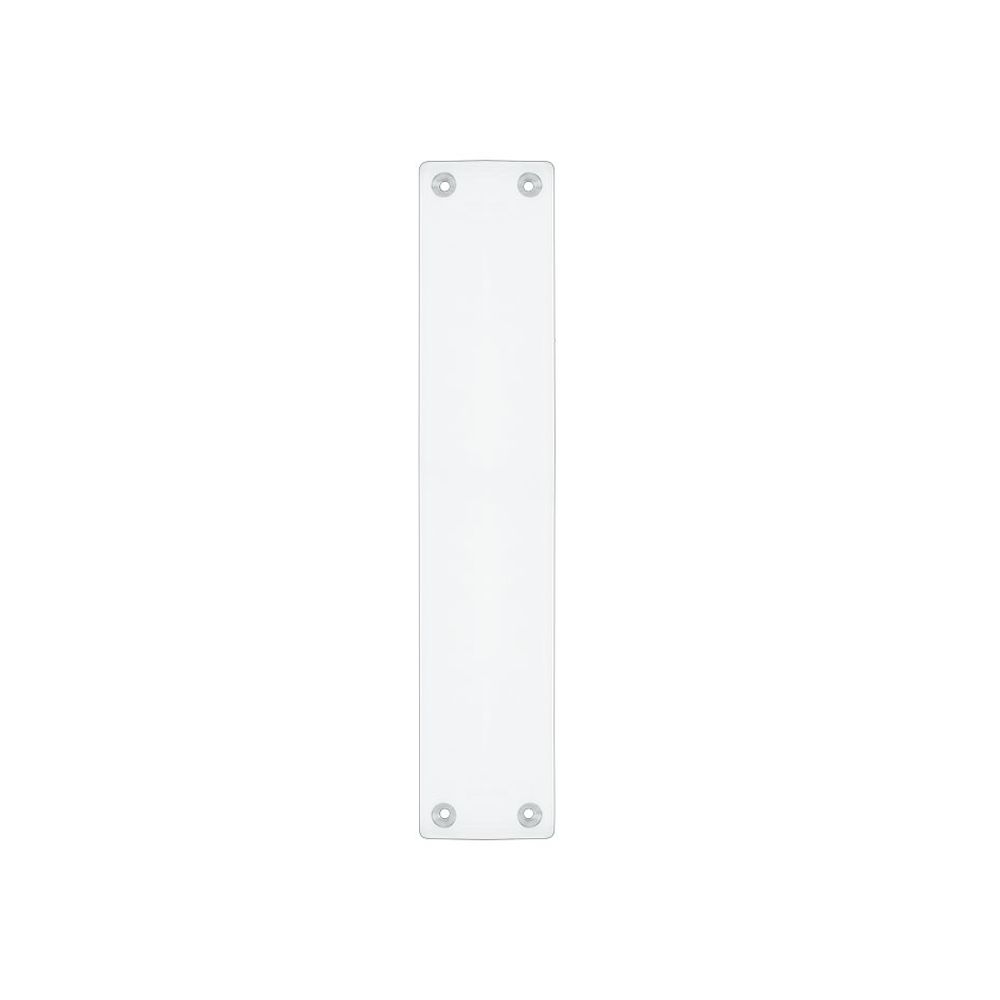 High quality image of the Fulton & Bray - Finger Plate for FB112ACP - 300 x 60mm - Polished Chrome | Sku. fb122acp | available to order from Trade Door Handles.
