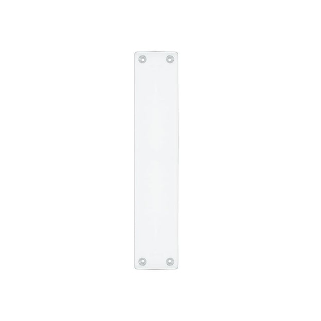 High quality image of the Fulton & Bray - Finger Plate for FB112ACP - 300 x 60mm - Polished Chrome | Sku. fb122acp | available to order from Trade Door Handles.