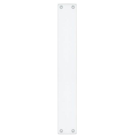 High quality image of the Fulton & Bray - Finger Plate for FB112BCP - 425 x 60mm - Polished Chrome | Sku. fb122bcp | available to order from Trade Door Handles.