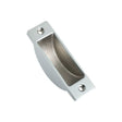 High quality image of the Fulton & Bray - Easyclean Dust Socket for Flush Bolts Wood 62 x 19mm - Polished Chrome | Sku. fb13cp | available to order from Trade Door Handles.
