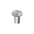 High quality image of the Fulton & Bray - Dust Socket for Flush Bolts - Wood 20mm dia. x 38mm - Satin Chrome | Sku. fb14asc | available to order from Trade Door Handles.