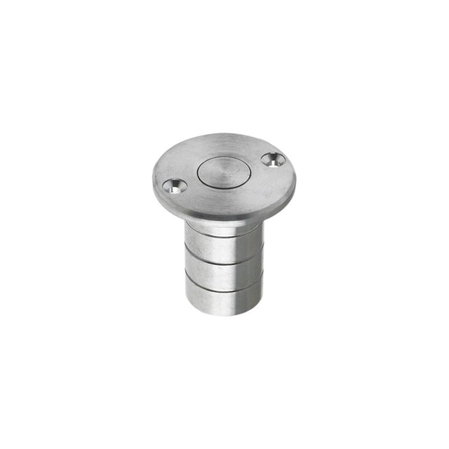 High quality image of the Fulton & Bray - Dust Socket for Flush Bolts - Wood 20mm dia. x 38mm - Satin Chrome | Sku. fb14asc | available to order from Trade Door Handles.