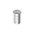High quality image of the Fulton & Bray - Dust Socket for Flush Bolts - Concrete 20mm dia. x 25mm - Satin Chrome | Sku. fb14sc | available to order from Trade Door Handles.
