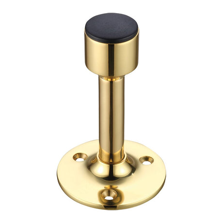 High quality image of the Fulton & Bray - Projection Door Stop - Polished Brass | Sku. fb16 | available to order from Trade Door Handles.