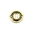 High quality image of the Fulton & Bray - Std. Key Profile Escutcheon - Polished Brass | Sku. fb18 | available to order from Trade Door Handles.