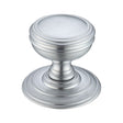 High quality image of the Fulton & Bray - Mortice Knob on Round Rose - Concealed Fix - Satin Chrome | Sku. fb305sc | available to order from Trade Door Handles.