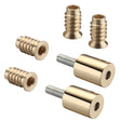 High quality image of the Fulton & Bray - Sash Stop 19mm - Bulk Packed - Polished Brass | Sku. fb319bp | available to order from Trade Door Handles.