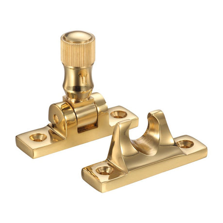 High quality image of the Fulton & Bray - Brighton Pattern Sash Fastener - Polished Brass | Sku. fb32 | available to order from Trade Door Handles.