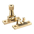 High quality image of the Fulton & Bray - Brighton Pattern Sash Fastener - Locking Version c/w key - Polished Brass | Sku. fb32lck | available to order from Trade Door Handles.