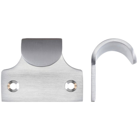 High quality image of the Fulton & Bray - Sash Lift - 51 x 48mm - Standard - Satin Chrome | Sku. fb33sc | available to order from Trade Door Handles.