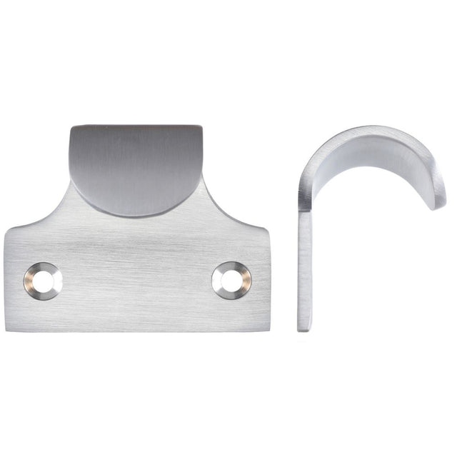 High quality image of the Fulton & Bray - Sash Lift - 51 x 48mm - Standard - Satin Chrome | Sku. fb33sc | available to order from Trade Door Handles.