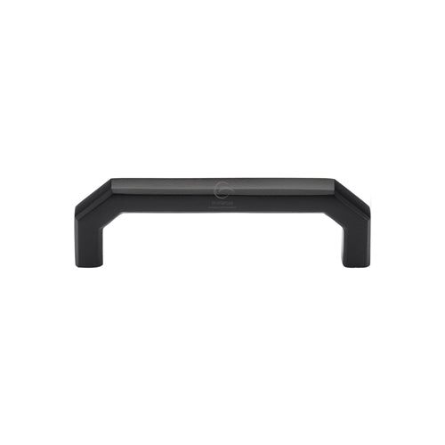 M.Marcus Cabinet Pull Angular Design 96mm CTC Matt Black Rustic Iron