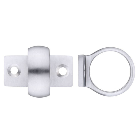 High quality image of the Fulton & Bray - Window Sash Ring - Satin Chrome | Sku. fb34sc | available to order from Trade Door Handles.
