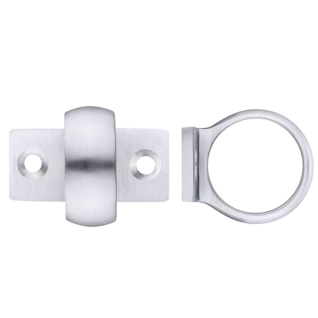 High quality image of the Fulton & Bray - Window Sash Ring - Satin Chrome | Sku. fb34sc | available to order from Trade Door Handles.
