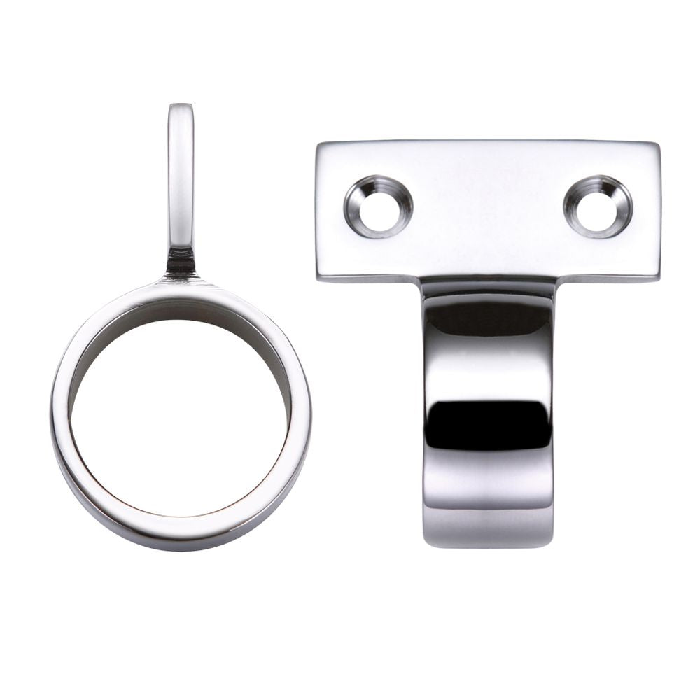 High quality image of the Fulton & Bray - Window Sash Ring Vertical Fix - 28mm dia - Polished Chrome | Sku. fb36cp | available to order from Trade Door Handles.