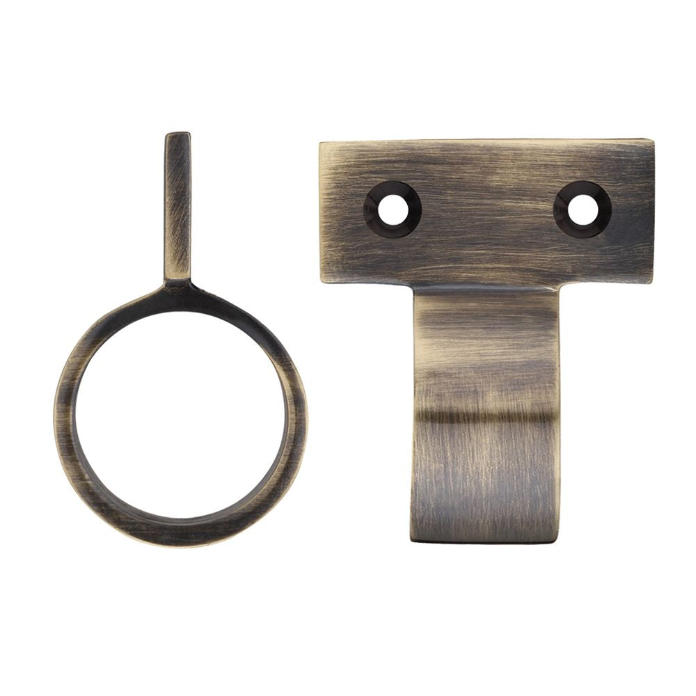 High quality image of the Fulton & Bray - Window Sash Ring Vertical Fix - 28mm dia - Bronze | Sku. fb36fb | available to order from Trade Door Handles.