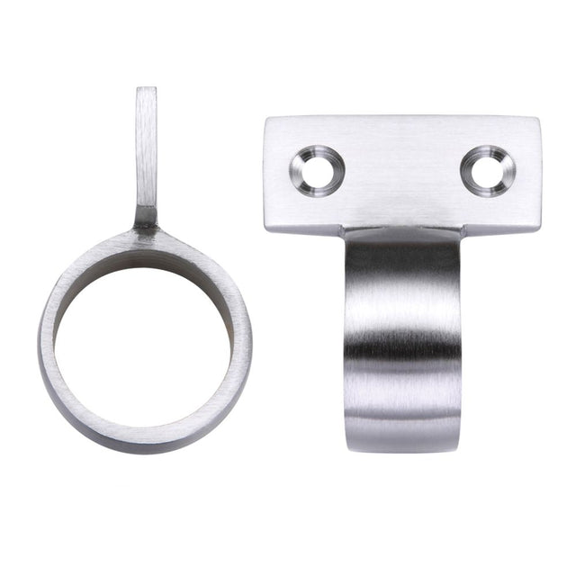 High quality image of the Fulton & Bray - Window Sash Ring Vertical Fix - 28mm dia - Satin Chrome | Sku. fb36sc | available to order from Trade Door Handles.