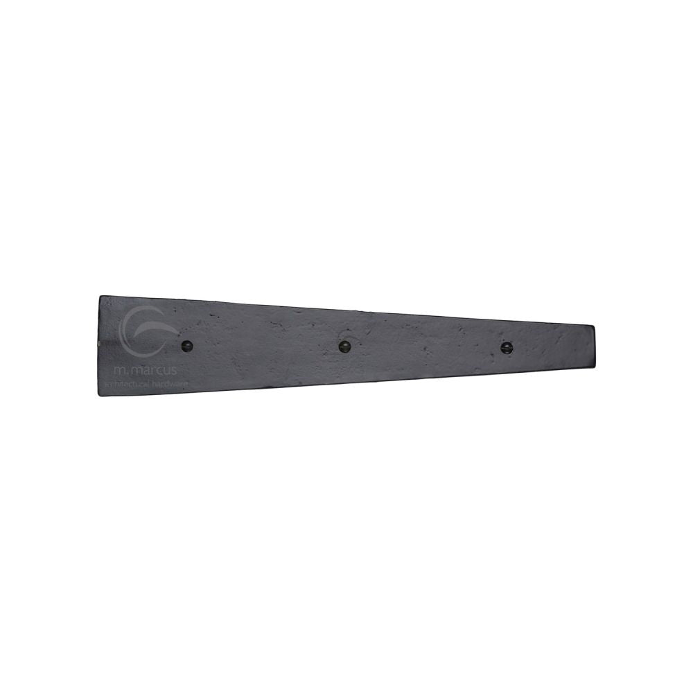 High quality image of M.Marcus - Black Iron Rustic Dummy Strap Hinge 12" | Sku. fb416-308 | Trade Door Handles, Kendal.