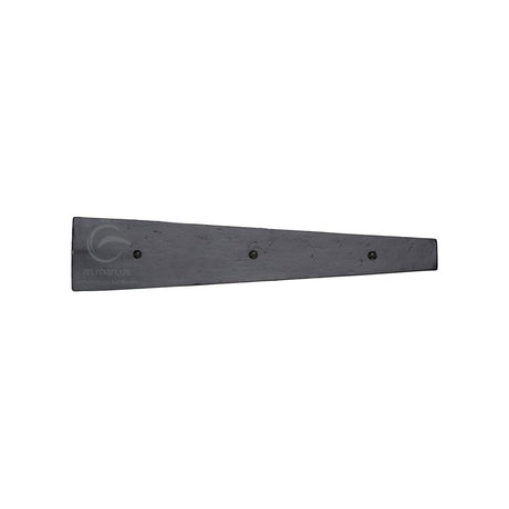 High quality image of M.Marcus - Black Iron Rustic Dummy Strap Hinge 12" | Sku. fb416-308 | Trade Door Handles, Kendal.