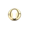 High quality image of the Fulton & Bray - Euro Profile Escutcheon - Polished Brass | Sku. fb51 | available to order from Trade Door Handles.