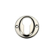High quality image of the Fulton & Bray - Euro Profile Escutcheon - PVD Polished Nickel | Sku. fb51pvdn | available to order from Trade Door Handles.
