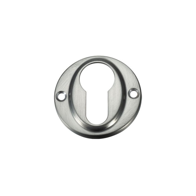 High quality image of the Fulton & Bray - Euro Profile Escutcheon - Satin Nickel | Sku. fb51sn | available to order from Trade Door Handles.