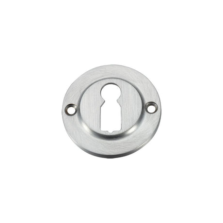 High quality image of the Fulton & Bray - Standard Profile Escutcheon - Satin Chrome | Sku. fb52sc | available to order from Trade Door Handles.