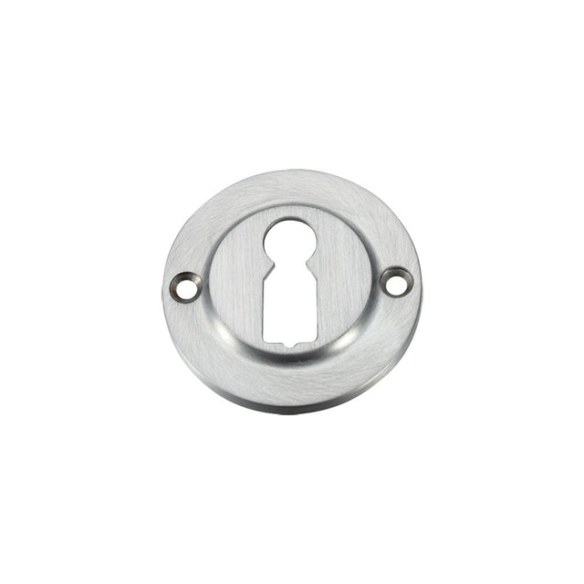 High quality image of the Fulton & Bray - Standard Profile Escutcheon - Satin Chrome | Sku. fb52sc | available to order from Trade Door Handles.