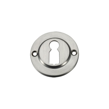 High quality image of the Fulton & Bray - Standard Profile Escutcheon - Satin Nickel | Sku. fb52sn | available to order from Trade Door Handles.