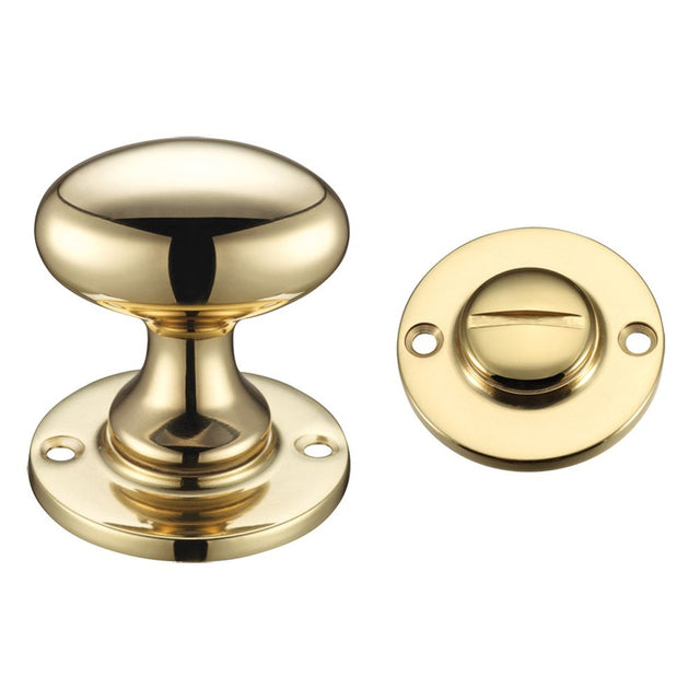 High quality image of the Fulton & Bray - Turn and Release - Polished Brass | Sku. fb54 | available to order from Trade Door Handles.