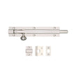 High quality image of the Fulton & Bray - Architectural Barrel Bolt 150mm x 30mm - Polished Nickel | Sku. fb57pn | available to order from Trade Door Handles.