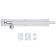 High quality image of the Fulton & Bray - Architectural Barrel Bolt 200mm x 30mm - Satin Chrome | Sku. fb58sc | available to order from Trade Door Handles.