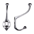 High quality image of the Fulton & Bray - Hat and Coat Hook - Polished Chrome | Sku. fb72cp | available to order from Trade Door Handles.