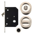 High quality image of the Fulton & Bray - Sliding Door Lock Set - Suitable for 35-45mm Thick Doors - Satin Nickel | Sku. fb81sn | available to order from Trade Door Handles.