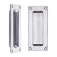 High quality image of the Fulton & Bray - Flush Pull - 102 x 45mm 13mm Depth - Satin Chrome | Sku. fb90sc | available to order from Trade Door Handles.