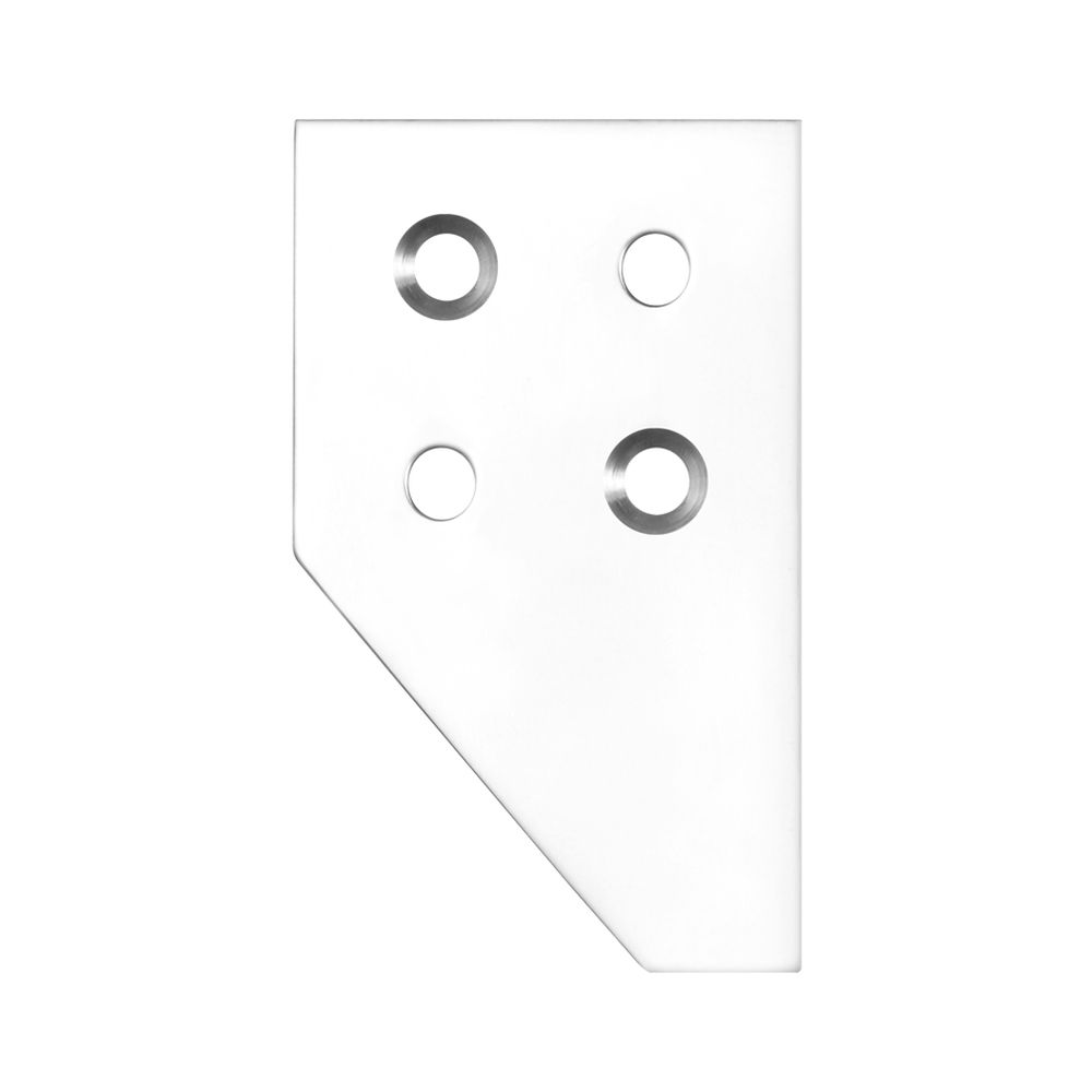High quality image of the Fulton & Bray - Sash Strike Plate for Sash Stop - Polished Chrome | Sku. fbsp01cp | available to order from Trade Door Handles.