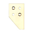 High quality image of the Fulton & Bray - Sash Strike Plate for Sash Stop - Polished Brass | Sku. fbsp01pb | available to order from Trade Door Handles.
