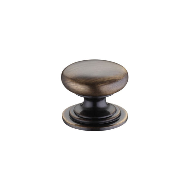 High quality image of the Fulton & Bray - Victorian Cupboard Knob 25mm dia. - Bronze | Sku. fch01afb | available to order from Trade Door Handles.