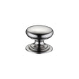 High quality image of the Fulton & Bray - Victorian Cupboard Knob 25mm dia. - Satin Nickel | Sku. fch01asn | available to order from Trade Door Handles.