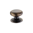 High quality image of the Fulton & Bray - Victorian Cupboard Knob 32mm dia. - Bronze | Sku. fch01bfb | available to order from Trade Door Handles.
