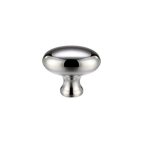 High quality image of the Fulton & Bray - Oval Cupboard Knob 32mm dia - Polished Chrome | Sku. fch05acp | available to order from Trade Door Handles.