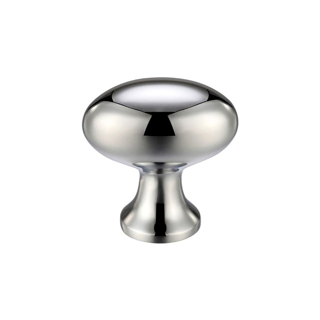 High quality image of the Fulton & Bray - Oval Cupboard Knob 38mm dia. - Polished Chrome | Sku. fch05ccp | available to order from Trade Door Handles.