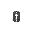 High quality image of the Foxcote Foundries - Floral Escutcheon - Standard - 2" - Antique Black | Sku. ff02 | available to order from Trade Door Handles.