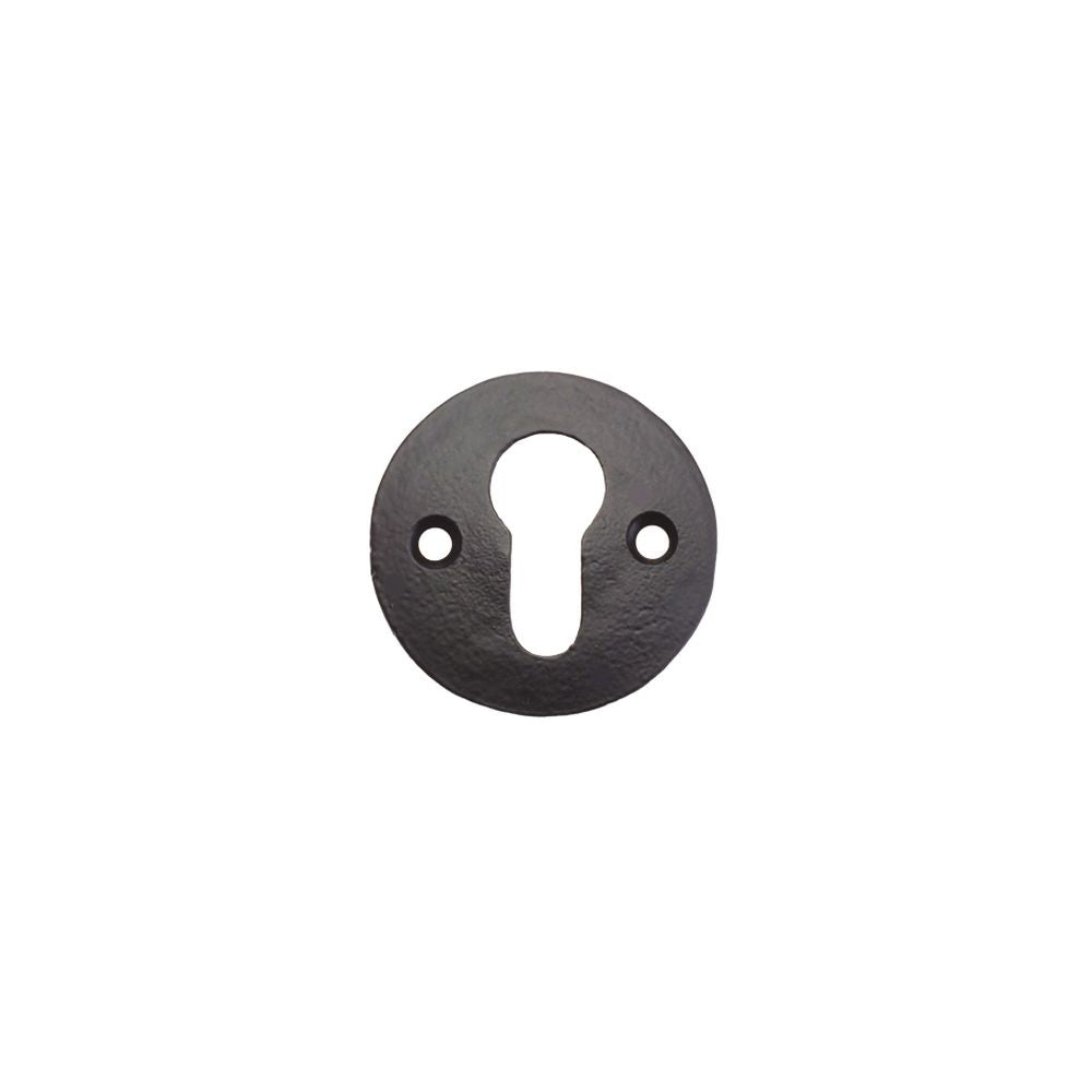 High quality image of the Foxcote Foundries - Escutcheon - Euro - 2" - Antique Black | Sku. ff08 | available to order from Trade Door Handles.