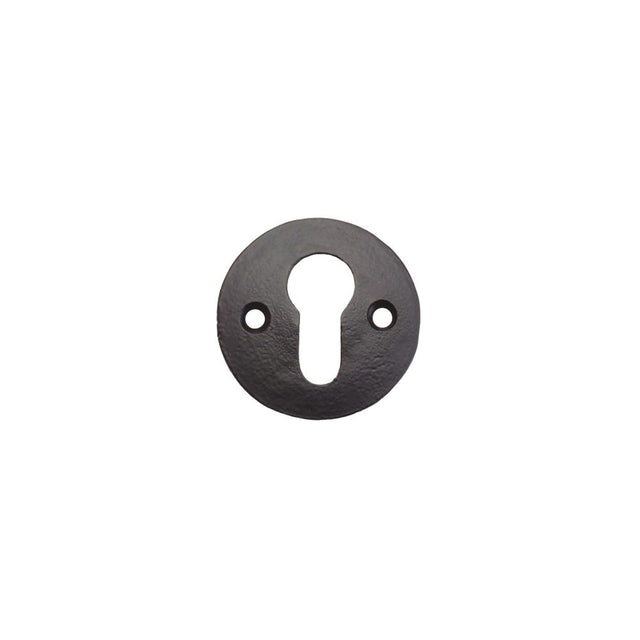 High quality image of the Foxcote Foundries - Escutcheon - Euro - 2" - Antique Black | Sku. ff08 | available to order from Trade Door Handles.