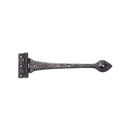 High quality image of the Foxcote Foundries - T Hinge - 12" - Pair - Antique Black | Sku. ff15 | available to order from Trade Door Handles.