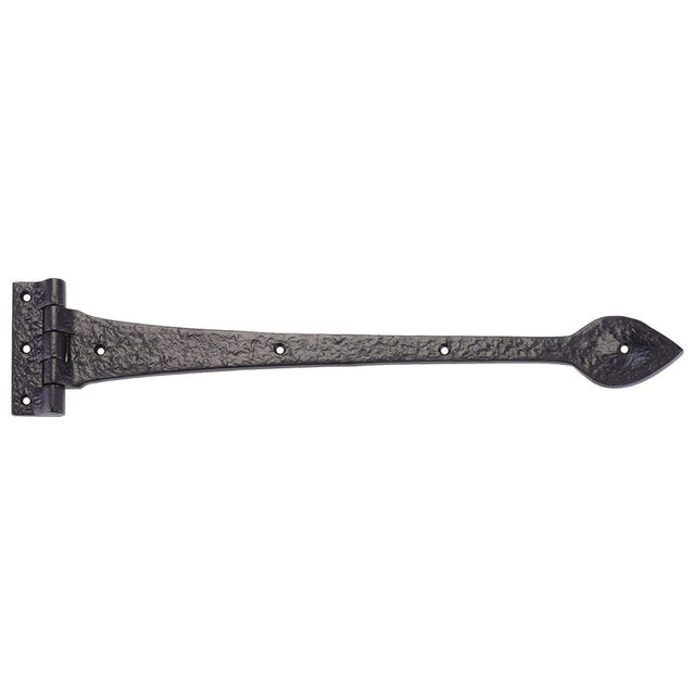 High quality image of the Foxcote Foundries - T Hinge - 18" - Pair - Antique Black | Sku. ff17 | available to order from Trade Door Handles.