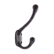 High quality image of the Foxcote Foundries - Hat and Coat Hook - 4.5" - Antique Black | Sku. ff22 | available to order from Trade Door Handles.