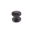 High quality image of the Foxcote Foundries - Oval Cupboard Knob - 33mm - Antique Black | Sku. ff31 | available to order from Trade Door Handles.