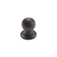 High quality image of the Foxcote Foundries - Round Cupboard Knob - 33mm - Antique Black | Sku. ff32 | available to order from Trade Door Handles.